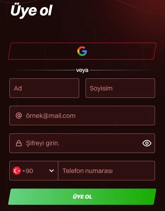 Alev kumarhanesine kayıt